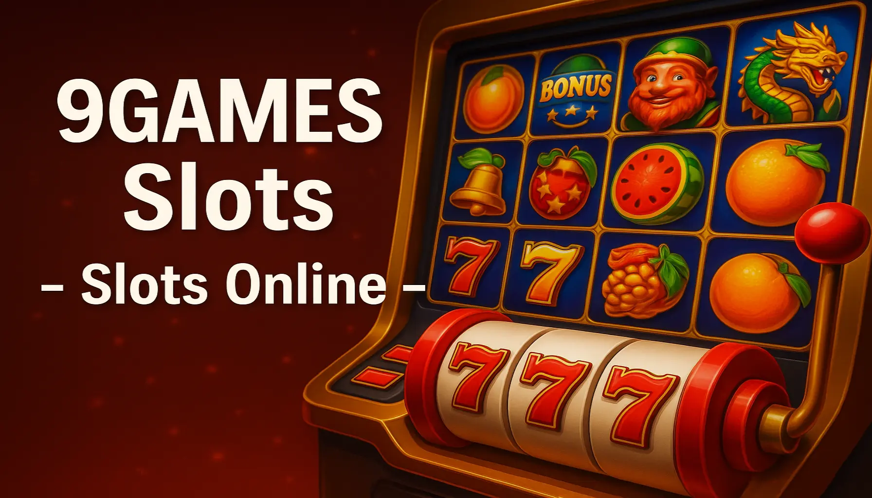 Explore o mundo das slot machines no 9GAMES Casino